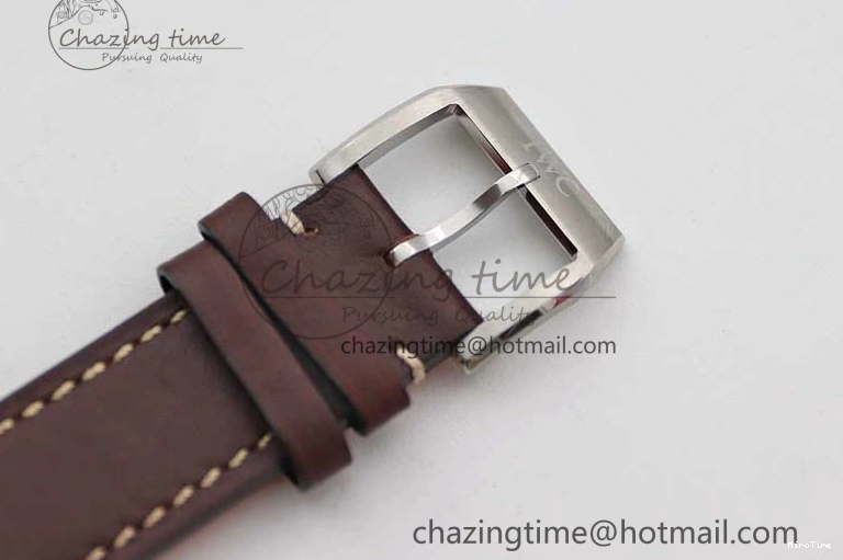 MIROTIME 0416 Mark XVIII IW327010 SS M+F 1:1 Best Edition Blue Dial on Brown Leather Strap A Resilient 7051